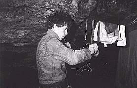 А. Кабанихин во время очередной конспиративной "отсидки" в К-2. 1986 год
