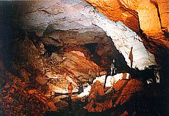 Зал в пещере Визборовская, фото Е. Гуркало
